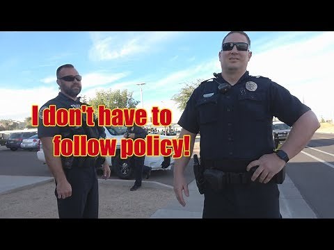 Chandler, AZ PD 1st Amendment Audit [I don't have to follow policy]