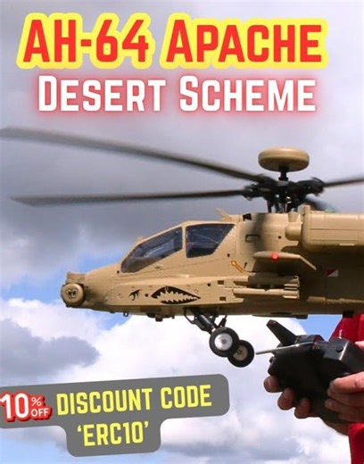 4.4K views · 65 reactions | EASY TO FLY AH-64 Apache #RC Attack Helicopter razordon.com | Essential RC | Facebook