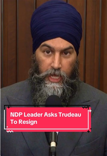 NDP Leader Jagmeet Singh Asks Justin Trudeau To Resign #canada #politics #justintrudeau #fyp