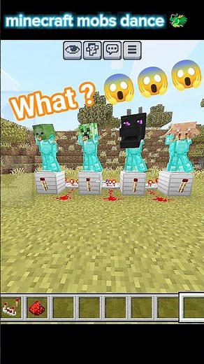 minecraft mobs dance 🐲😱😱