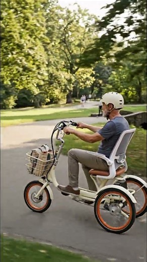 Simple Glide 500W Recumbent E Trike