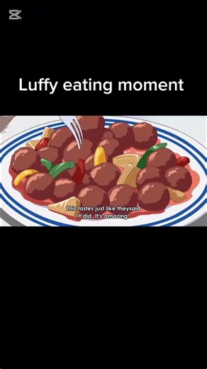 Luffy eating moment #onepiece #luffy #anime