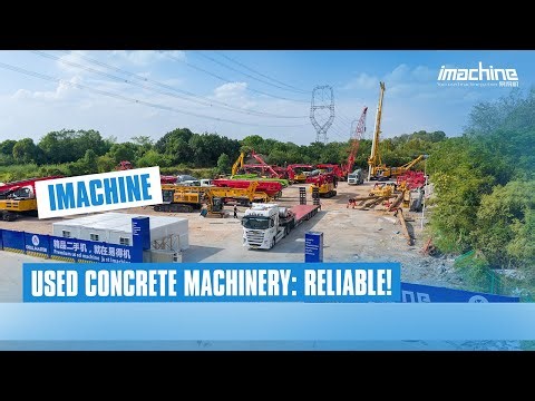 Avoid duds! imachine used concrete machinery: high-quality, premium equipment.