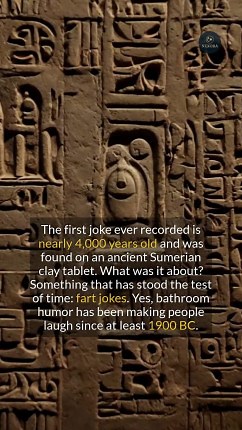 2.7K views | The worlds oldest joke discovered on a Sumerian clay tablet reveals ancient humor was quite literal. #ancient #historyfacts #didyouknow #archaeology | Nexora | Facebook
