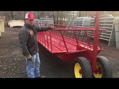 C&B Farm + Outdoors 24' Cattle Hay Wagon