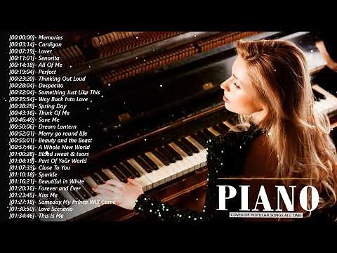 Top 40 Piano Covers of Popular Songs 2023 - Best Instrumental Music For Work, Study, Sleep