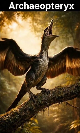 Archaeopteryx : The classic “first bird” ~150 million years ago