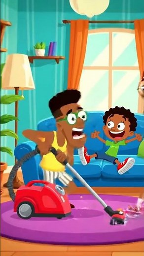 The Crazy Vacuum Hair Suck! | ToonPeppers Shorts