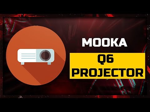 MOOKA Q6 Projector Review, Native 1080P WiFi Bluetooth, Support 4K, 300-inch Display, 6-Watt HiFi