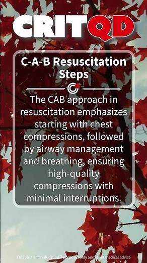 C-A-B Resuscitation Steps