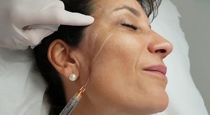 Cheeks/sides of face filled with Juvederm Voluma