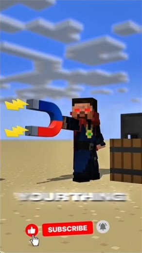 Minecraft but everything gets PULLED 😱 #shorts