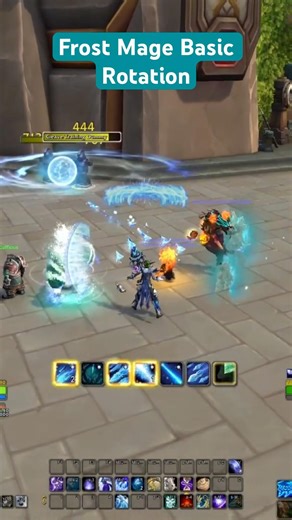 Basic Frost Mage Rotation in 60 Seconds #foryou #midnight #worldofwarcraft
