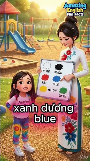 👉 Colors in English 🎨 Học màu sắc tiếng Anh siêu dễ: Red, Blue, Yellow
