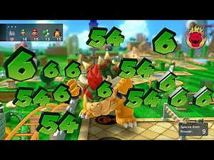 Mario Party 10 - Luigi, Mario, Yoshi, Donkey Kong vs Bowser - Mushroom Park
