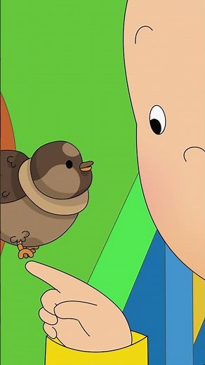 Caillou playing with Animals 🙈 #shorts