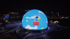 Android XR has taken over the Las Vegas Sphere this CES. | Nathie