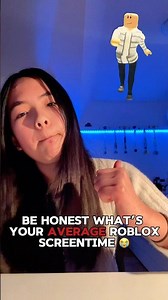 What’s your average Roblox screen time? 😭😭 #shorts #roblox #funny #fyp