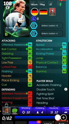 King Rummenigge108 best progression e football #shorts #gameplay #efootball2025 #efootball #football