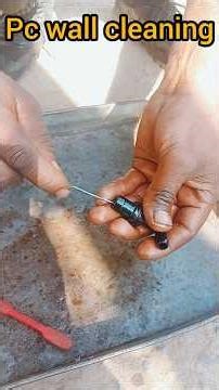 how to white smoke problem solve pc wall clean #automobile #autocleaning 🛠️🏎️✌️