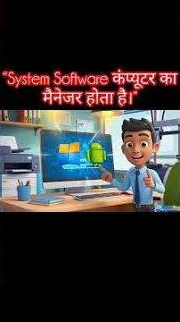 “Software kya hota hai? 🤔 | Computer ki Aatma 💻✨” #ComputerBasics