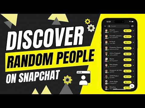 👻 How To Find Random People on Snapchat | ➕ Add New Friends Easily
