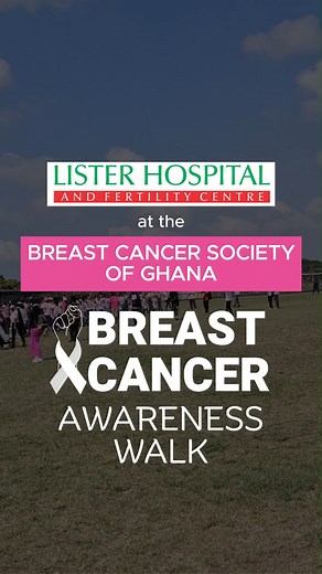 Last Saturday, Lister Hospital was honoured to walk with the Breast Society of Ghana @gh_breastsociety to raise awareness about breast cancer. Catch it Early, Treat it Right, and Survive it! #BSoGPinktober #CatchItEarlyTreatItRight #PinkOctober #CatchItEarly #TreatItRight #SurviveIt #BreastCancerAwareness #EarlyDetectionSavesLives #ListerCares | Lister Hospital & Fertility Centre