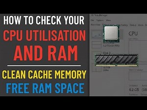 How To Check Your CPU Utilisation and RAM || How to Clean Cache Memory Free RAM Space #tech #shorts👇