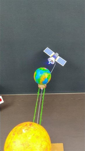 Best Science working project #sciencproject #science #solarsystem #satellite #satelliteproject #diy