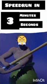 Getting over it speedrun in 3 minutes 3 seconds | Inspiration from @Sexybusy