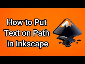 How to Put Text on Path in Inkscape