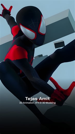 3dsense Media School on Instagram: "Inspired by Into the Spider-Verse, this parkour animation by our student Tejas Amit @tejas.animates explores the flow and momentum behind Miles Morales’ iconic movement. Swipe to see his process from video reference and blocking to spline, breaking down how each swing, jump, and landing comes together. #StudentSpotlight #3DModeling #3DArt #3DCommunity #StudentWork #CG #CharacterMovement #UnrealEngine5 #Animation #3DAnimation #3D #BehindTheAnimation #Maya #spid