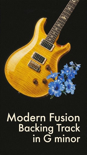 Modern Fusion Guitar Backing Track in G minor #jamtrack #backingtrack