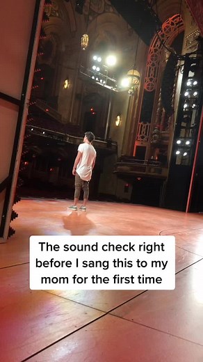 Alexander Marais Sings 'Proud of Your Boy' from Aladdin Musical to His Mom