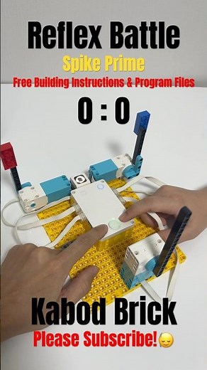 Reflex Battle -Spike Prime(free building instructions & program files) #robot #duel #game #스파이크프라임