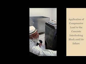 Determination of Compressive Strength of Concrete Interlocking Block