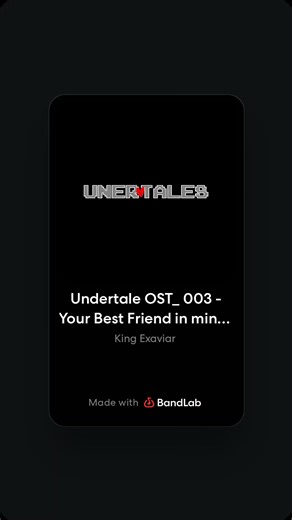 Undertale OST_ 003 - Your Best Friend in minor key