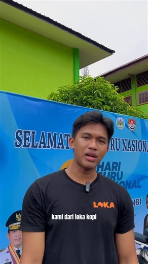 LOKA KOPI ™ on Instagram: "Dedikasi kalian menginspirasi, kesabaran kalian menguatkan 🫶 Selamat Hari Guru untuk seluruh guru luar biasa di Indonesia! Loka hadir bagi-bagi kopi gratis sebagai bentuk terima kasih🧡 #lokakopi #kopikeliling #kopioren #kopikelilingpertamadijambi #fromzerotohero"