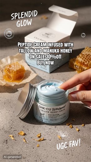 Peptide Cream with Tallow and Manuka Honey Sale