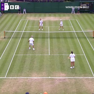 Talk about a crowd favourite... We can't get enough of Mansour Bahrami's Wimbledon court antics. 😂 | BBC