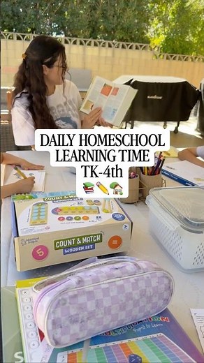 How Long Does Homeschool Take Each Day? ⏰ Homeschool Hours by Age #homeschooling