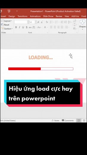 Hiệu ứng loading độc đáo trong PowerPoint