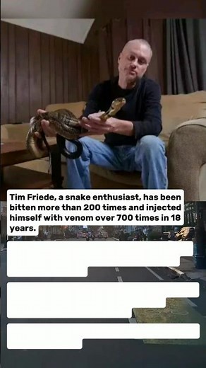 Breakthrough! Universal Snake Antivenom from Tim Friede’s Blood