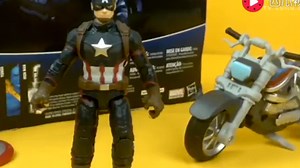 复仇者联盟 美国队长玩具两件套拆箱 人偶玩具 迪士尼玩具