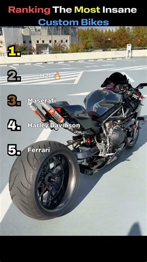 Ranking The Most Insane Custom Bikes🔥 #motorcycle #fyp #custom
