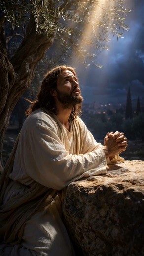 🙏 Jesus Prays in Gethsemane | Not My Will, But Yours
