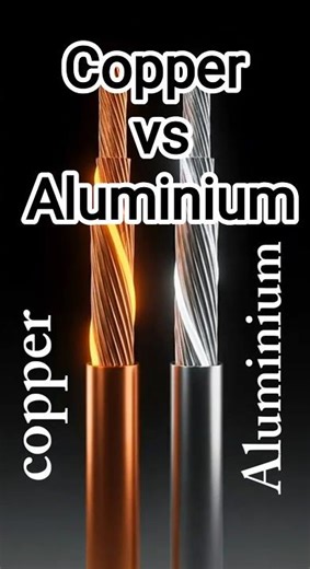 copper vs Aluminium wire me kiya difference ? / 3D animation electrical / circuit Guru ⚡ #shorts