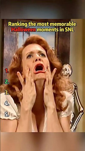 Ranking the most memorable Halloween moments in SNL#Halloween#saturdaynightlive