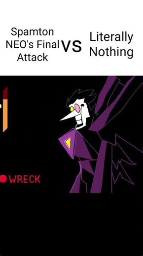 Spamton NEO vs Literally Nothing #deltarune #undertale #deltarunechapter2 #tobyfox #shorts #ut #sans