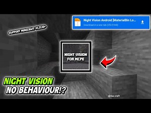 😋YAKIN GAK MAU COBA‼️ Night vision texture pack mcpe 1.21 || Texture pack night vision mcpe 1.21
